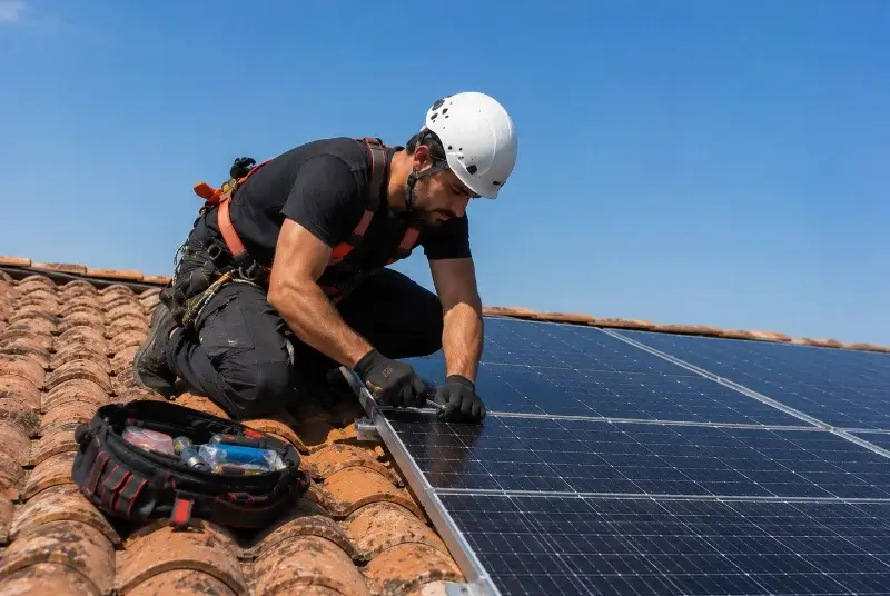 Maintenance et monitoring de panneaux solaires à Lacabarède
